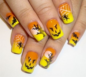 Unhas de halloween