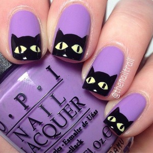 Unhas de Halloween