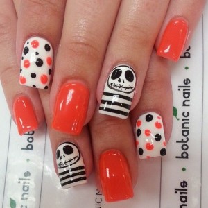 Unhas de Halloween