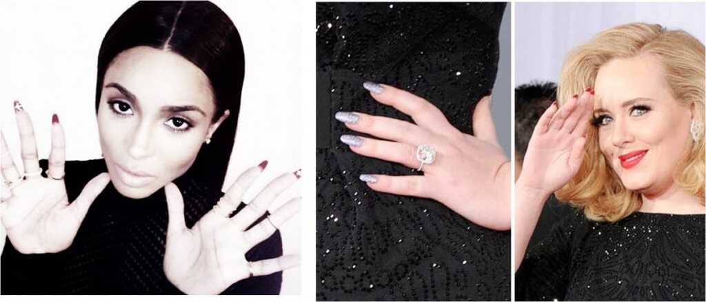 Flip Manicure de Ciara e Adele
