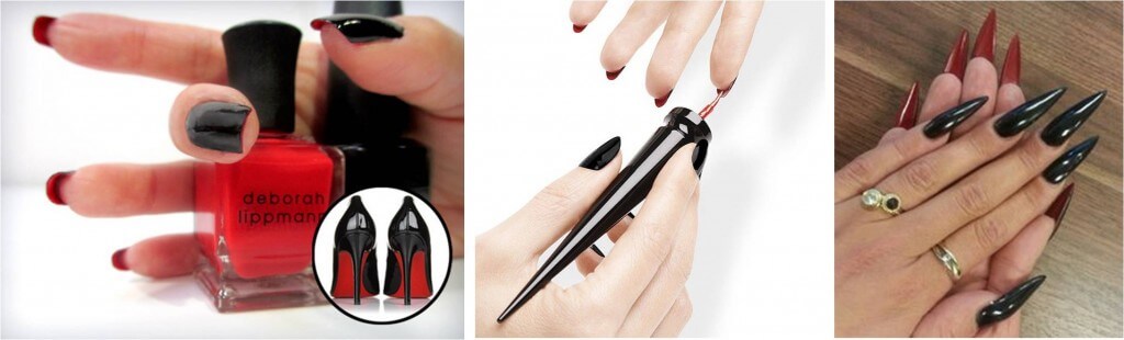 Flip manicure Louboutin