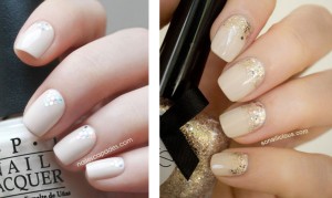 Nail art para manicuras nude