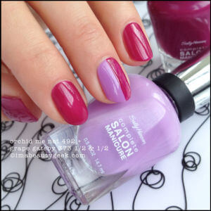 Sally Hansen Complete Salon Manicure, Grape Gatsby e Orchid Me Not