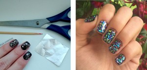 Cria a tua Shattered Glass Manicure