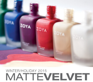 Zoya Matte Velvet Collection